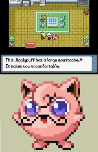 Jigglypuff with Mustache